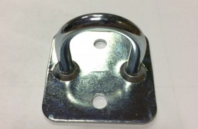 Скоба овальная малая (тентовая) с основанием квадрат